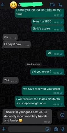 IPTV FIESTA UK Verified Customer Review IPTV FIESTA UK Customer Review & Rating - Verified UK Subscriber #4