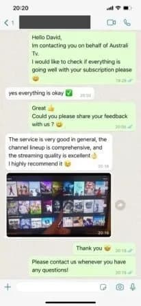 IPTV FIESTA UK Verified Customer Review IPTV FIESTA UK Customer Review & Rating - Verified UK Subscriber #6