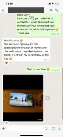 IPTV FIESTA UK Verified Customer Review IPTV FIESTA UK Customer Review & Rating - Verified UK Subscriber #8